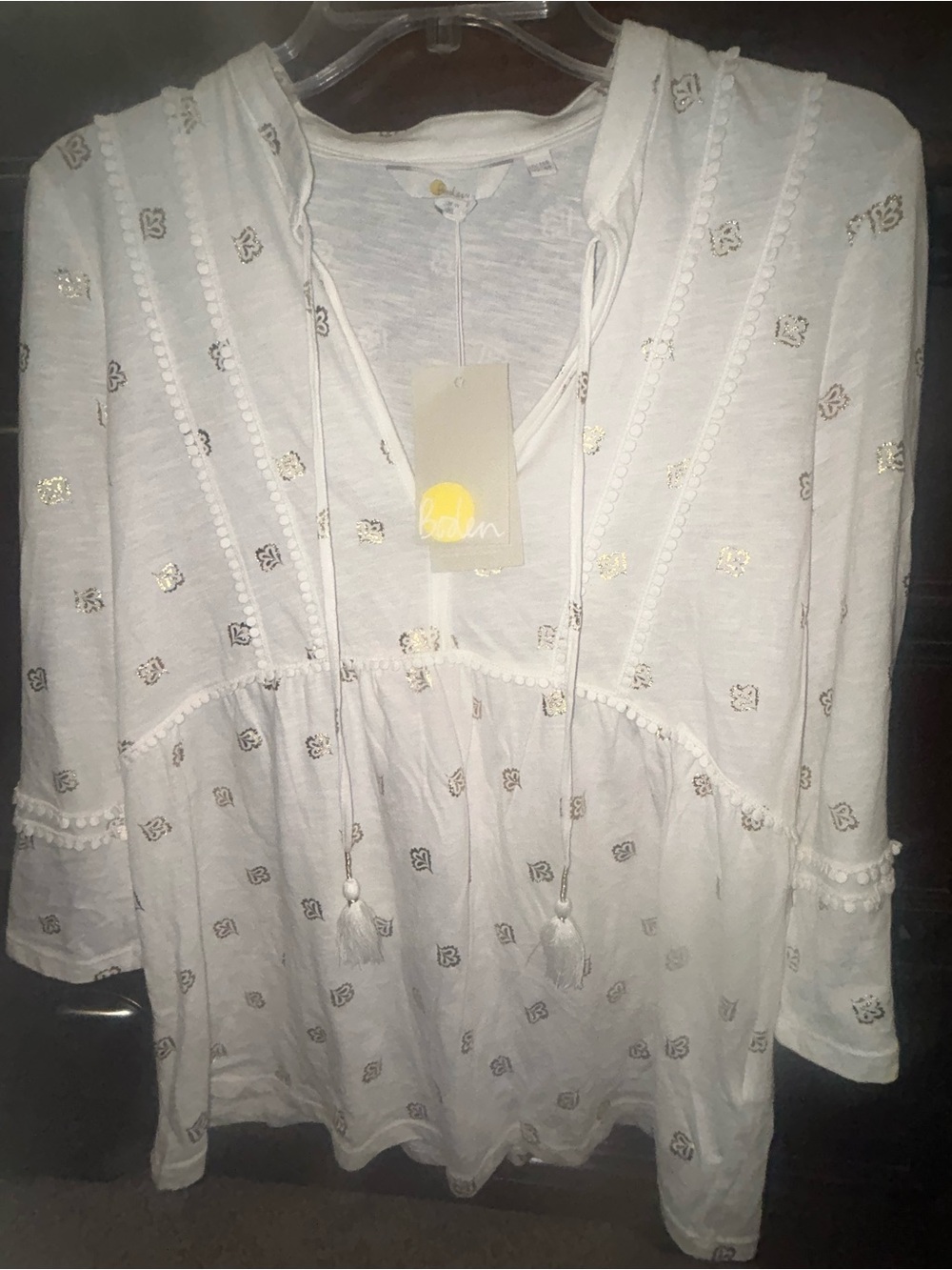Boden size 8R US … Women’s boho top